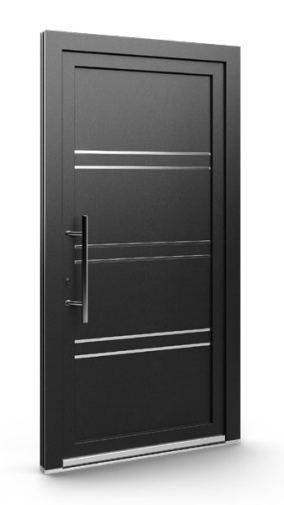 Premium Aluminum European Style Exterior Entry Door 39.5" x 83.5" ( 1004mm x 2123mm )